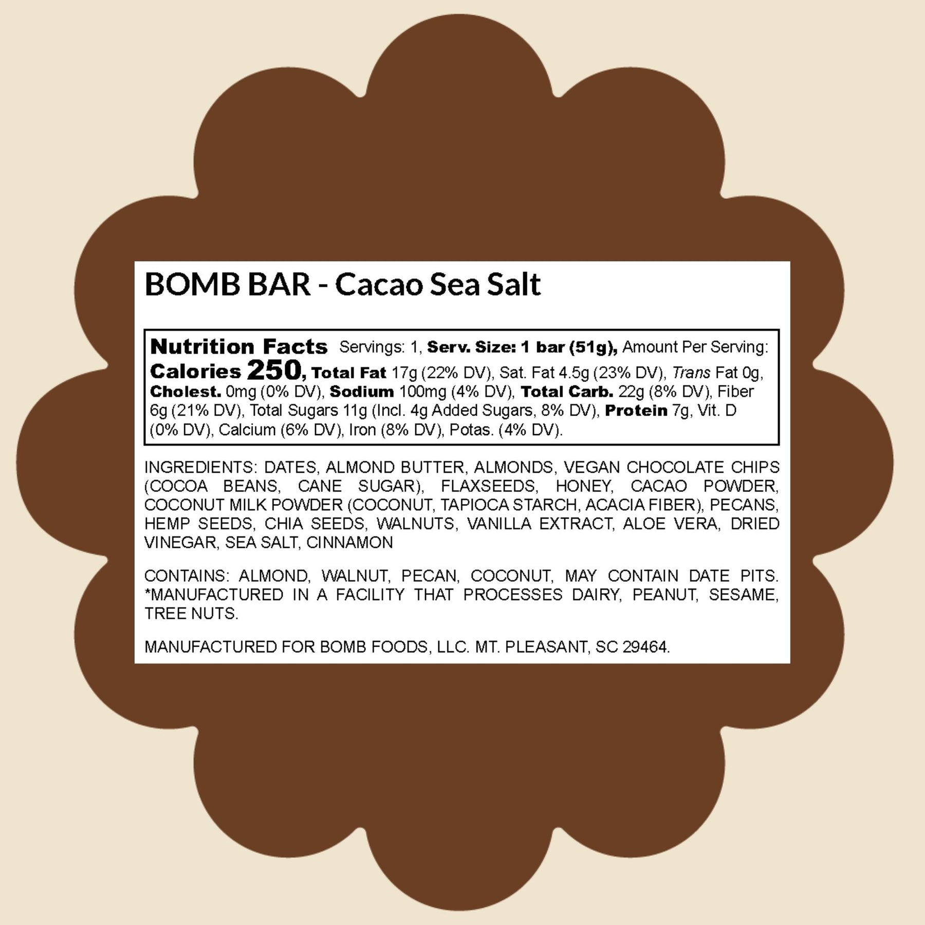 Cacao Sea Salt Blender Bombs Bomb Bar