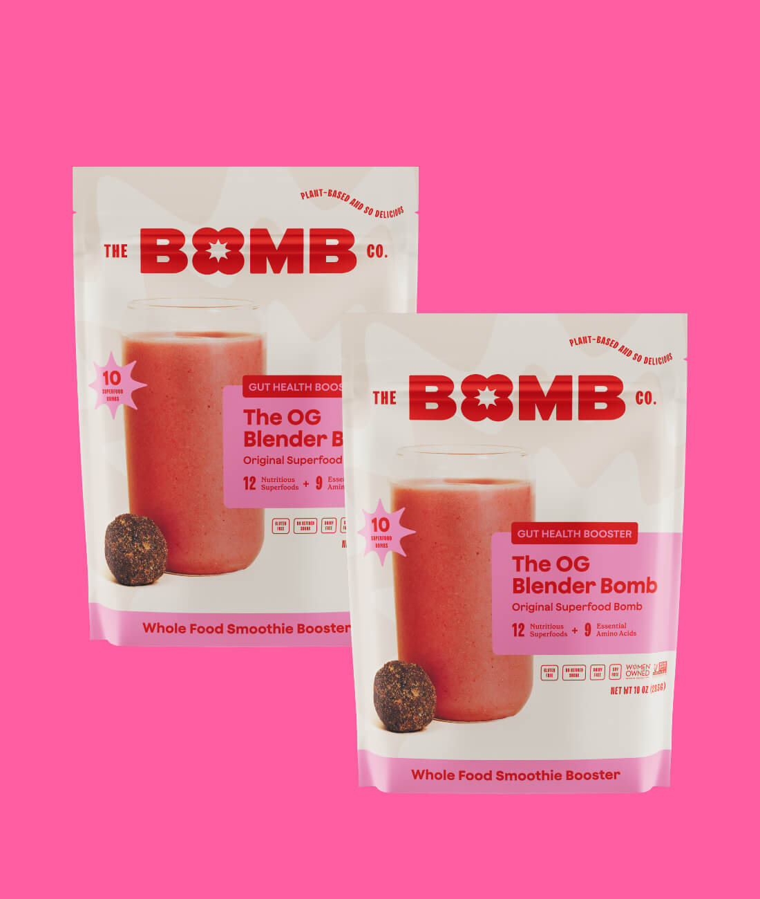  Smoothie Bombs Blender Boosters - Raw Cacao mix, Chia Seeds,  Superfood ingredients, Gluten-Free, Vegan, 5 Bombs Per Tube : Grocery &  Gourmet Food