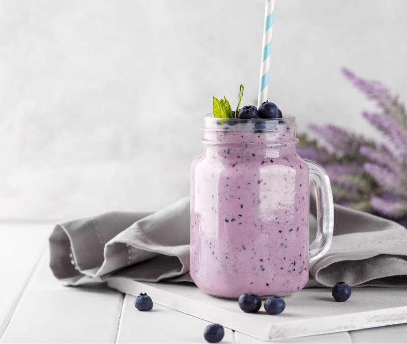 PB Berry Smoothie with Make-Ahead Yogurt Ice Cubes – Peanut Butter & Co. 