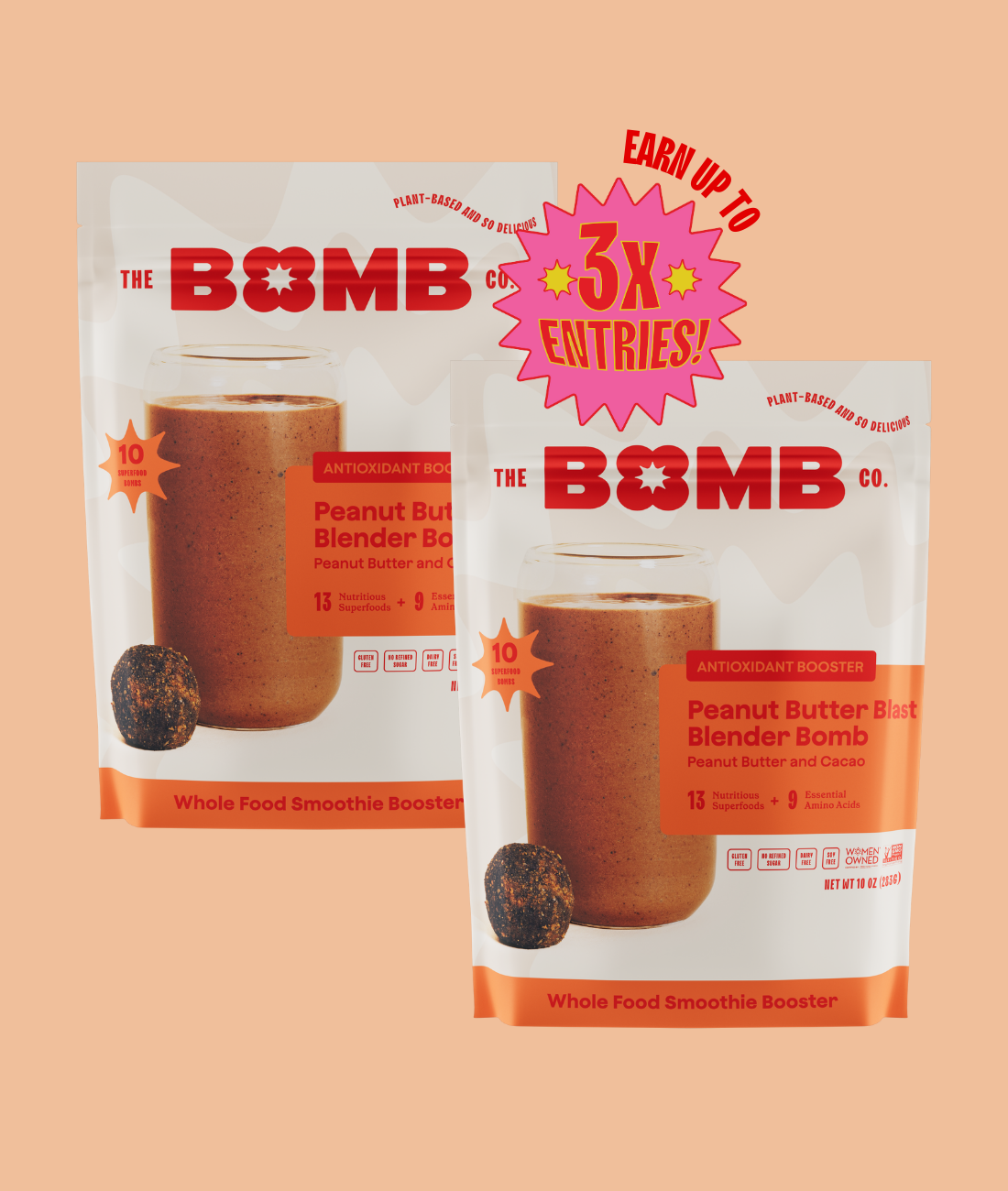 Peanut Butter Blast Blender Bomb