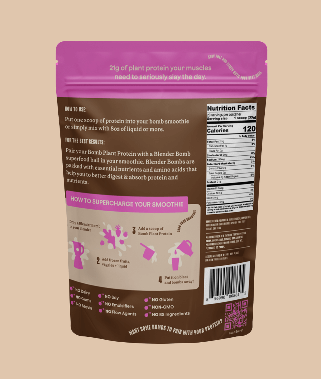 Bomb Plant Protein - Chocolate