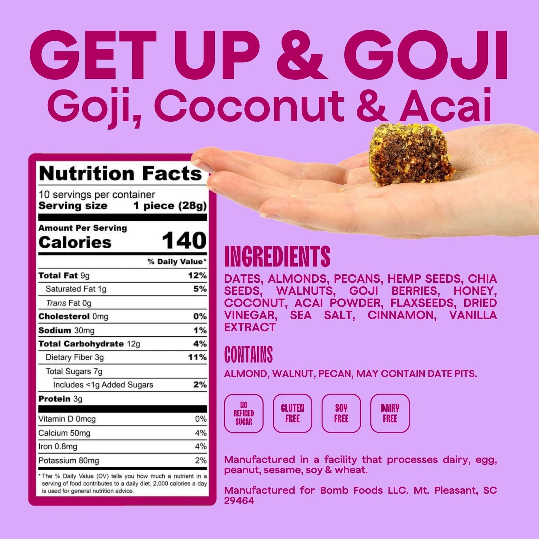 Get Up & Goji Blender Bomb 10pk