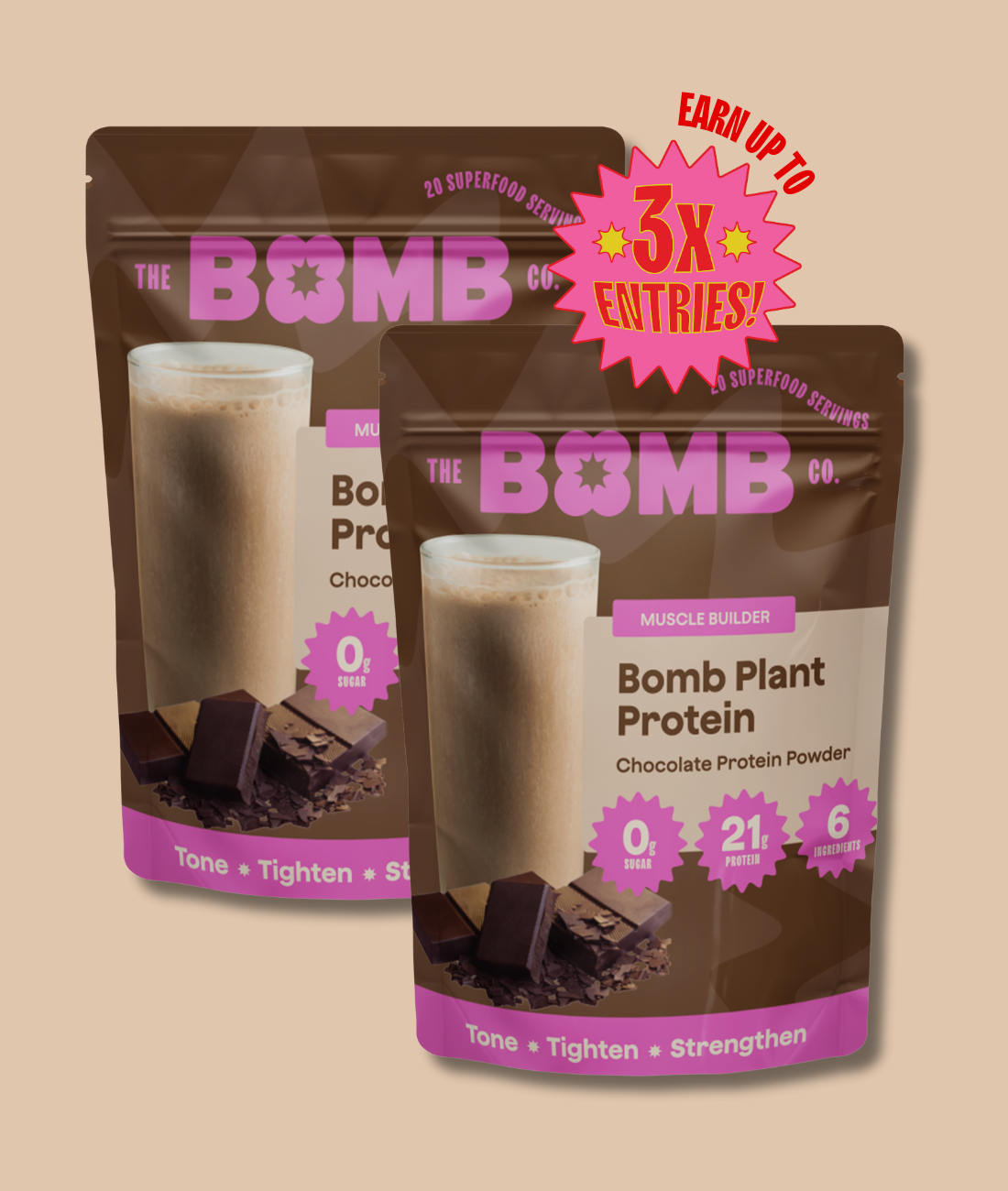 Chocolate Bomb Plant Protein