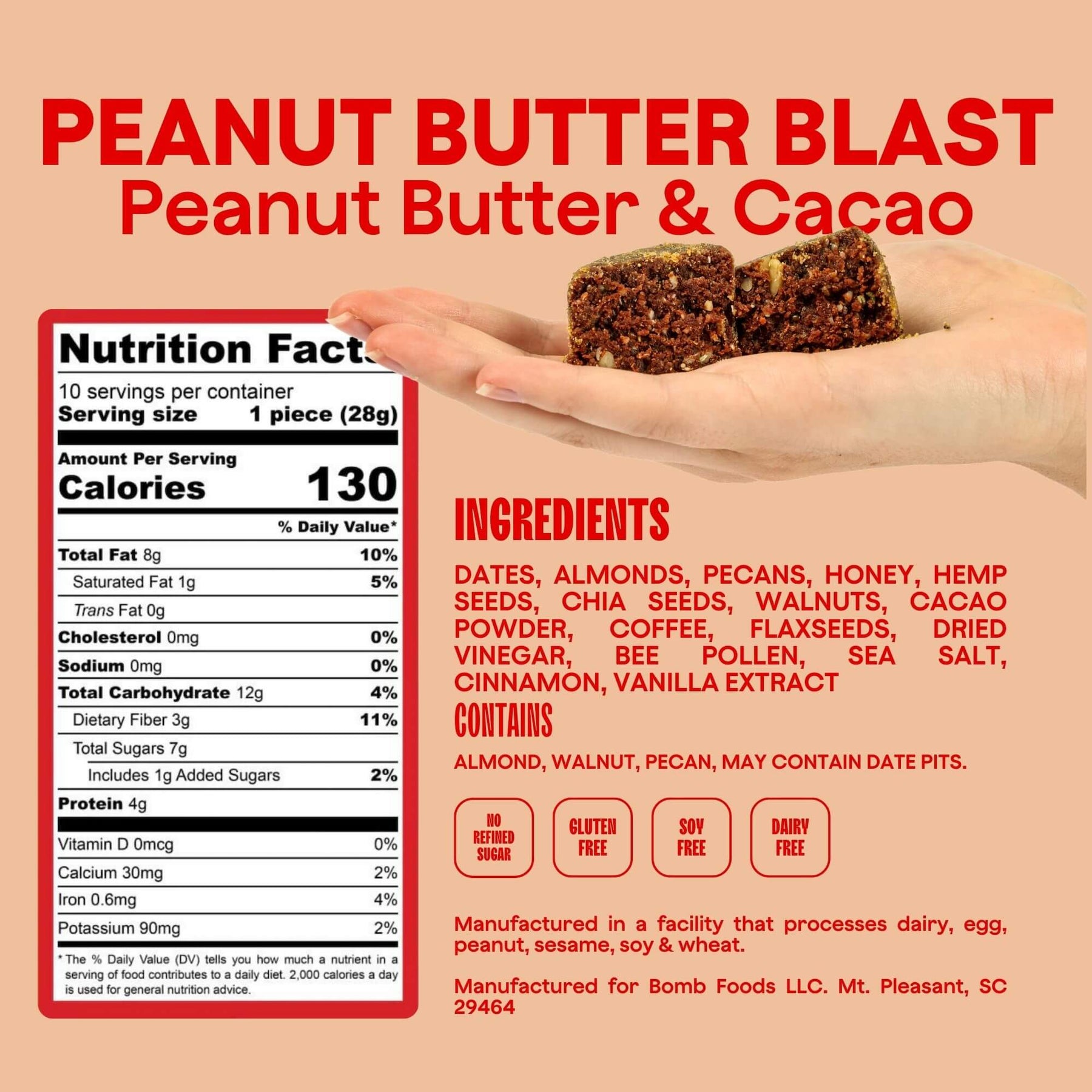 Peanut Butter Blast Blender Bomb 10pk