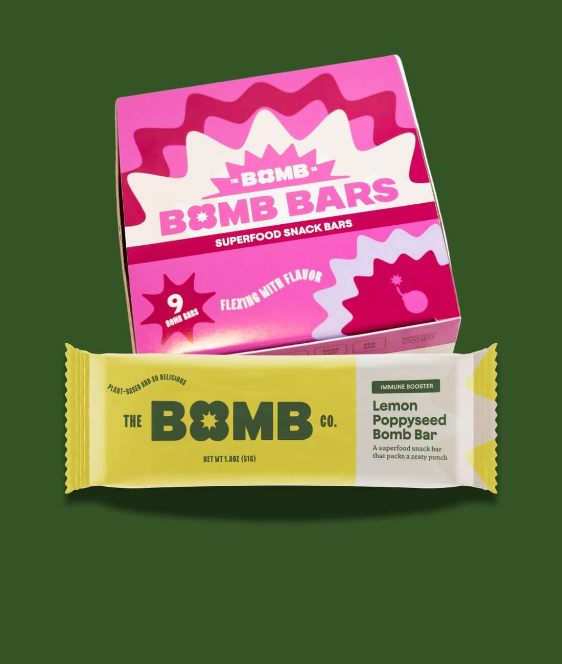 Lemon Poppyseed Bomb Bar 9pk