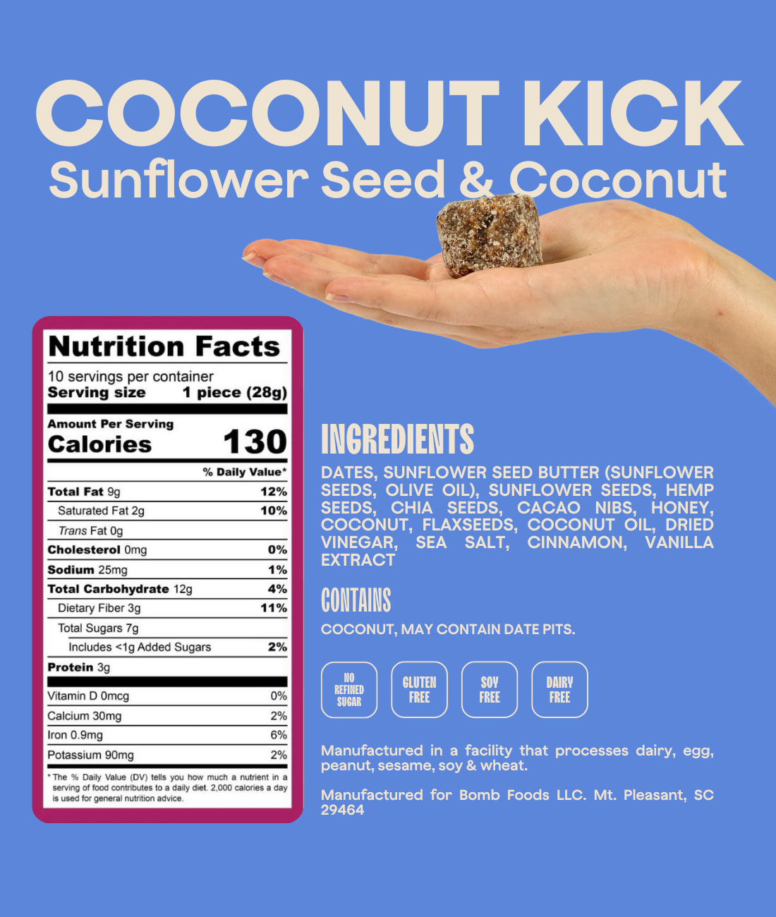 Coconut Kick Blender Bomb