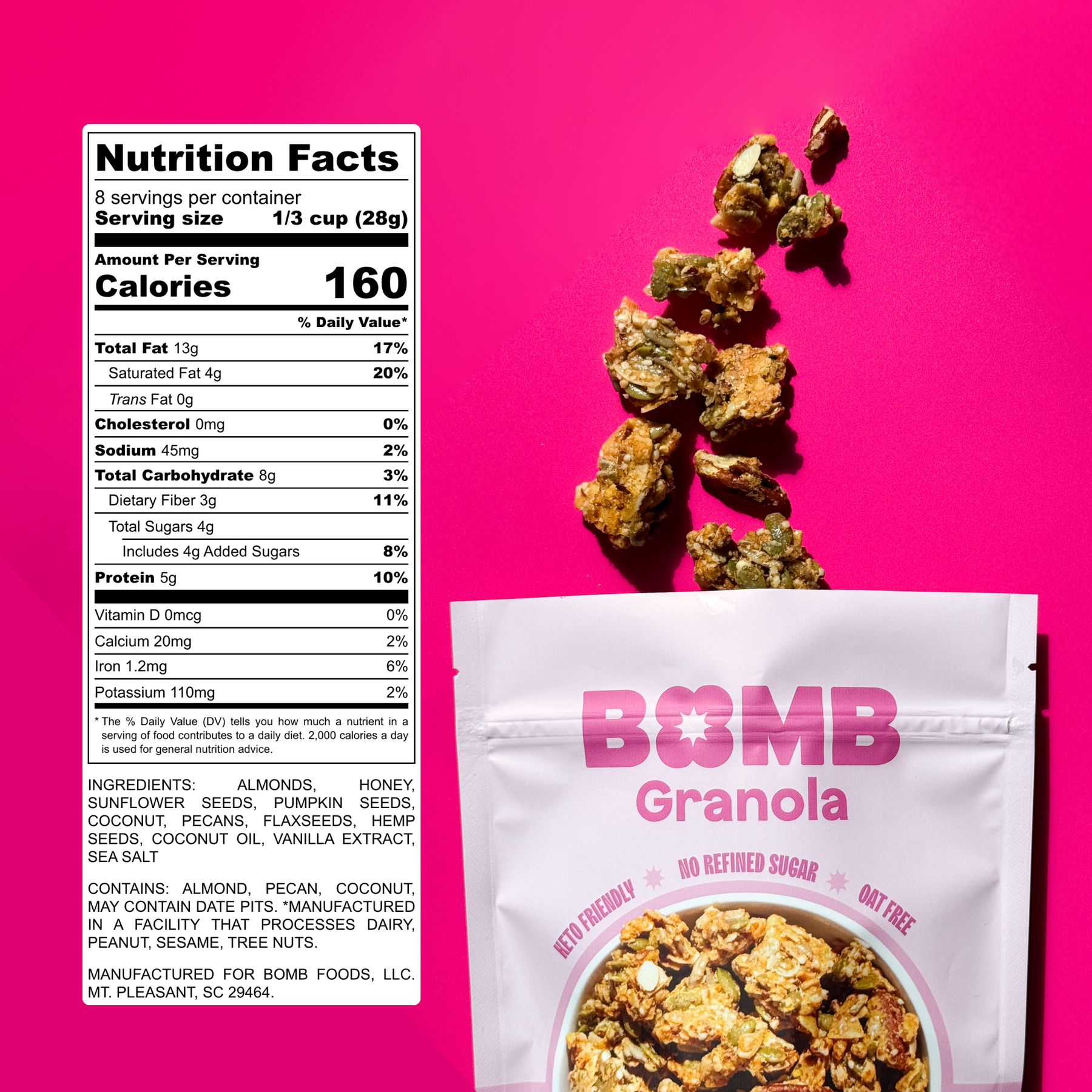 Super Seed Granola, 8oz - 4 Packs