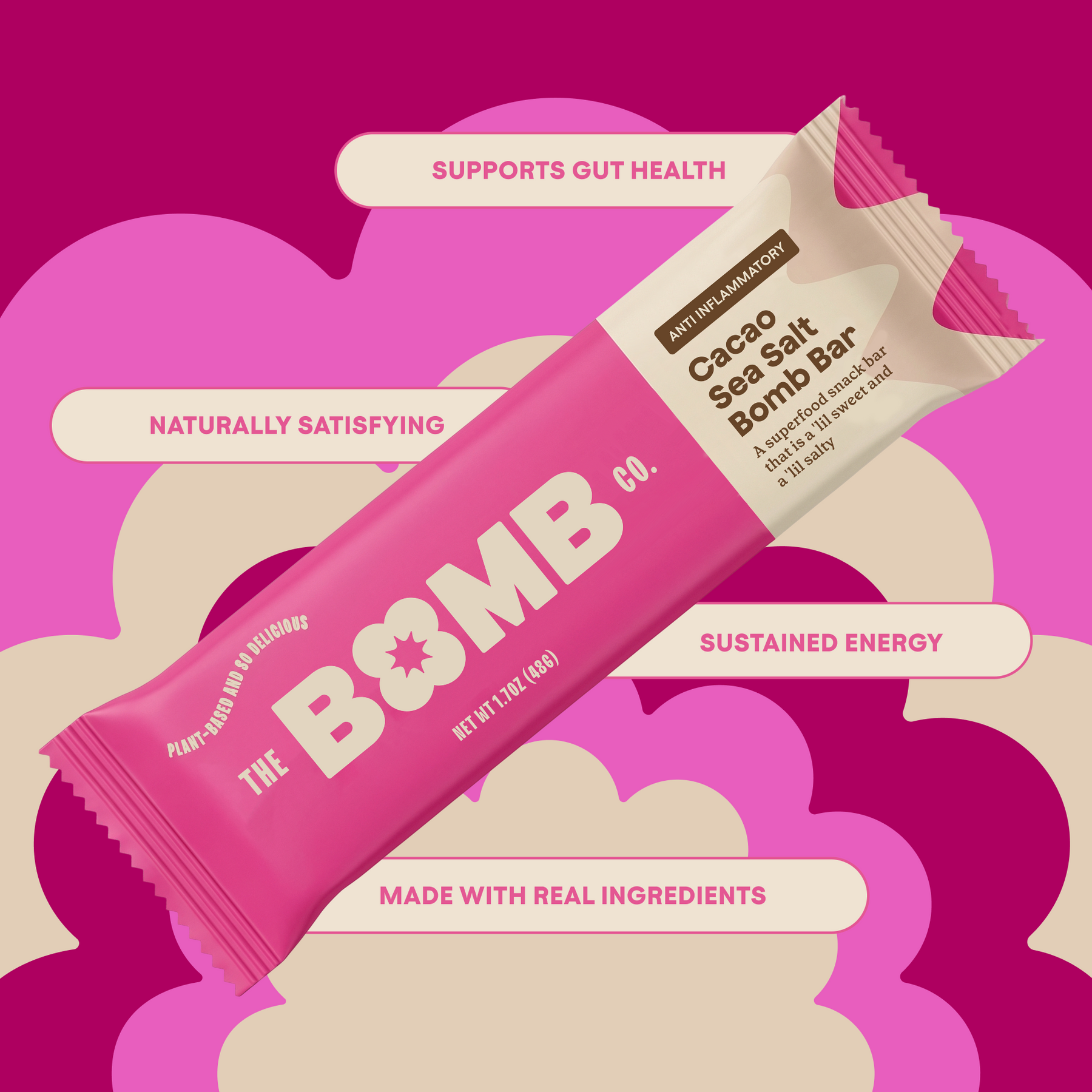 Cacao Sea Salt Bomb Bar - 2 Boxes