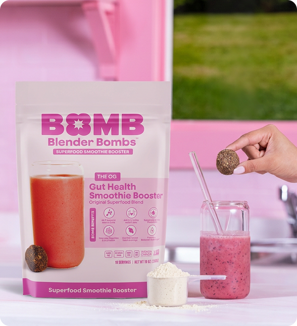 Add protein, and a Blender Bomb to your smoothie or beverage of choice.