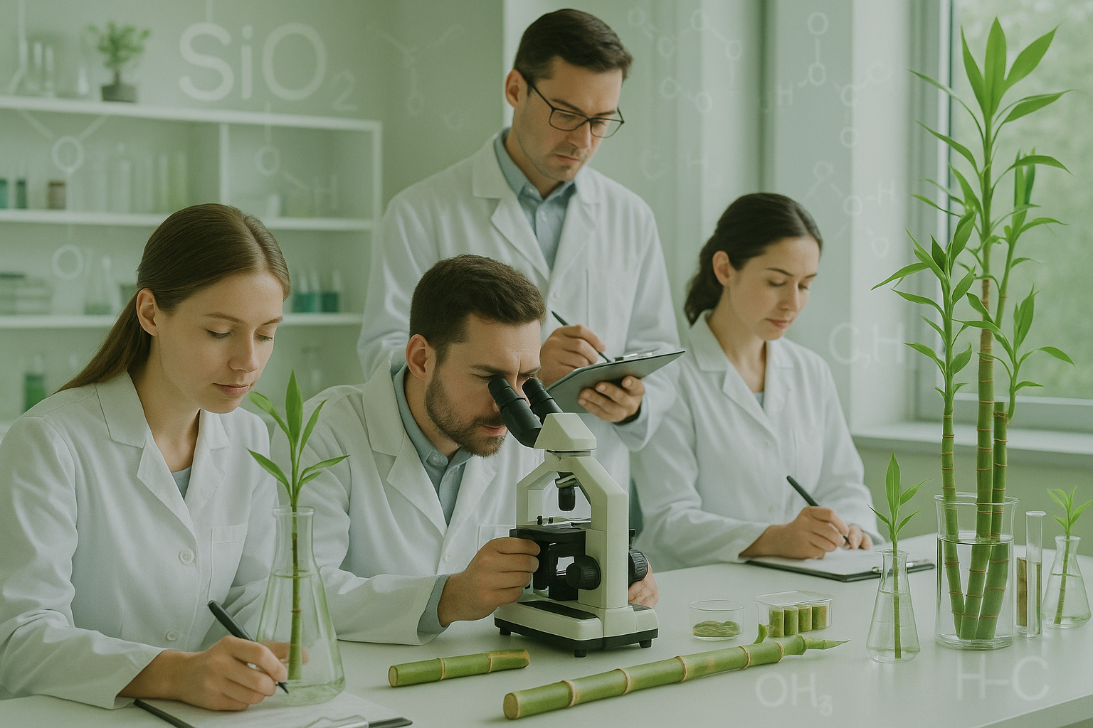 Bamboo-derived Silica