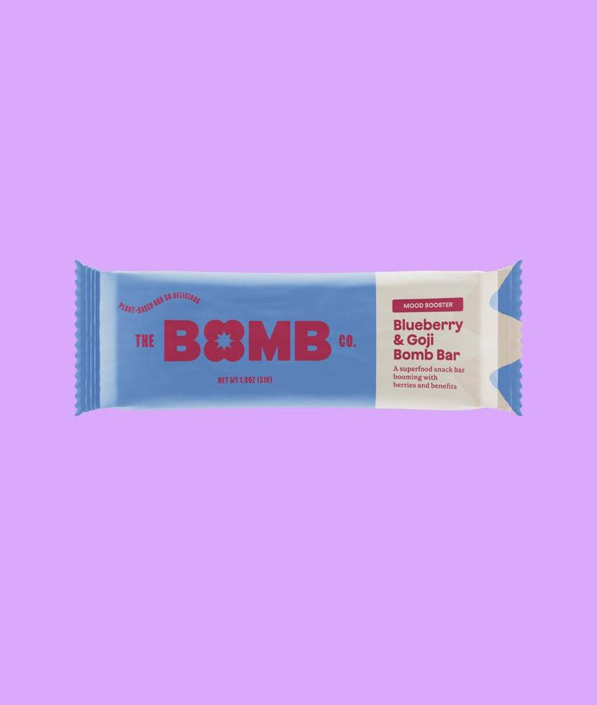 Blender Bombs Bomb Bar: Peanut Butter Cookie Dough Case (9 Bars) Plant-Based Nutrition Bar