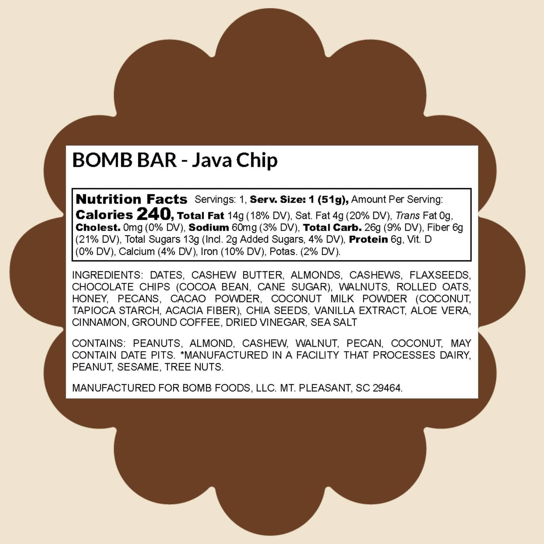 Java Chip Bomb Bar 9pk