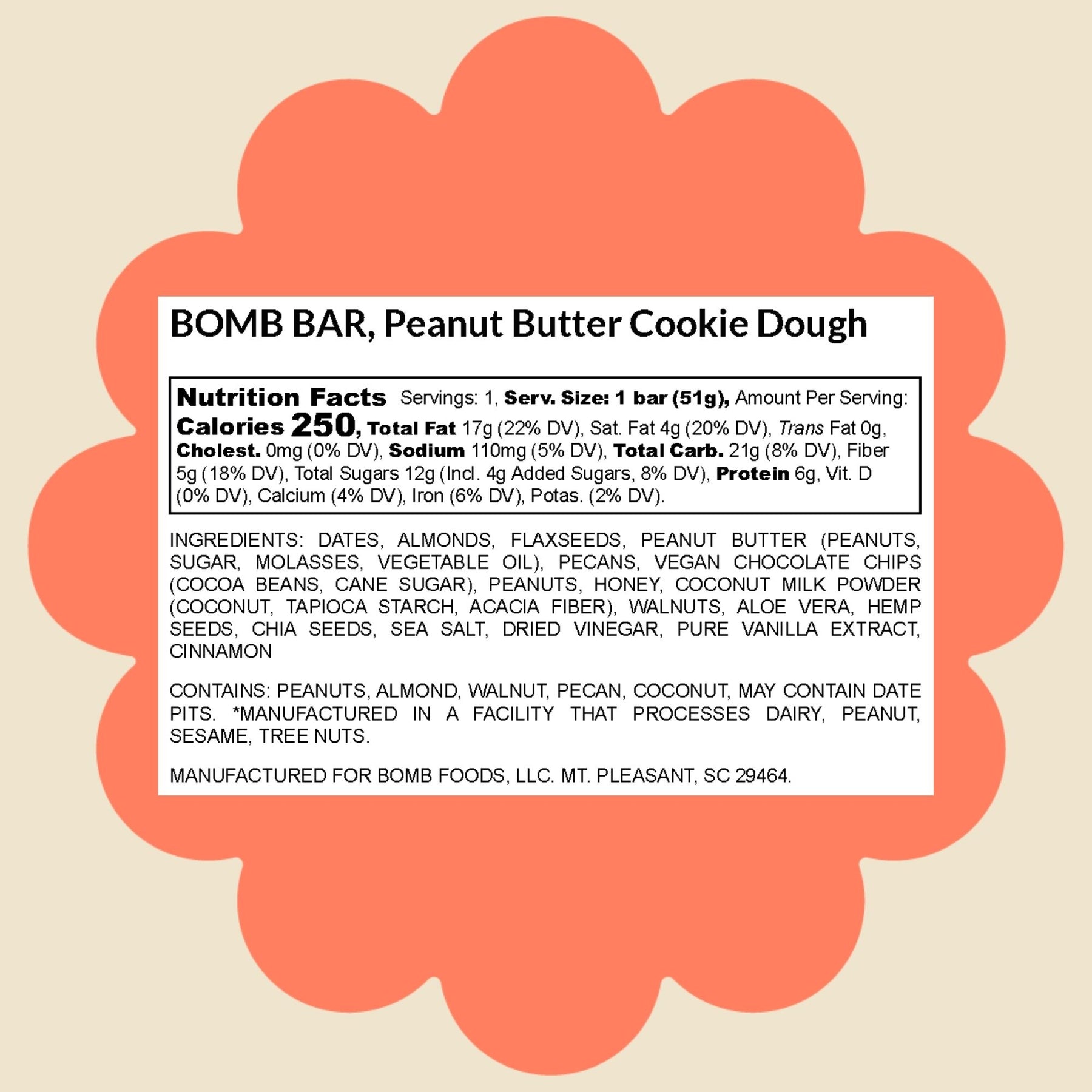 Peanut Butter Cookie Dough Blender Bombs Bomb Bar