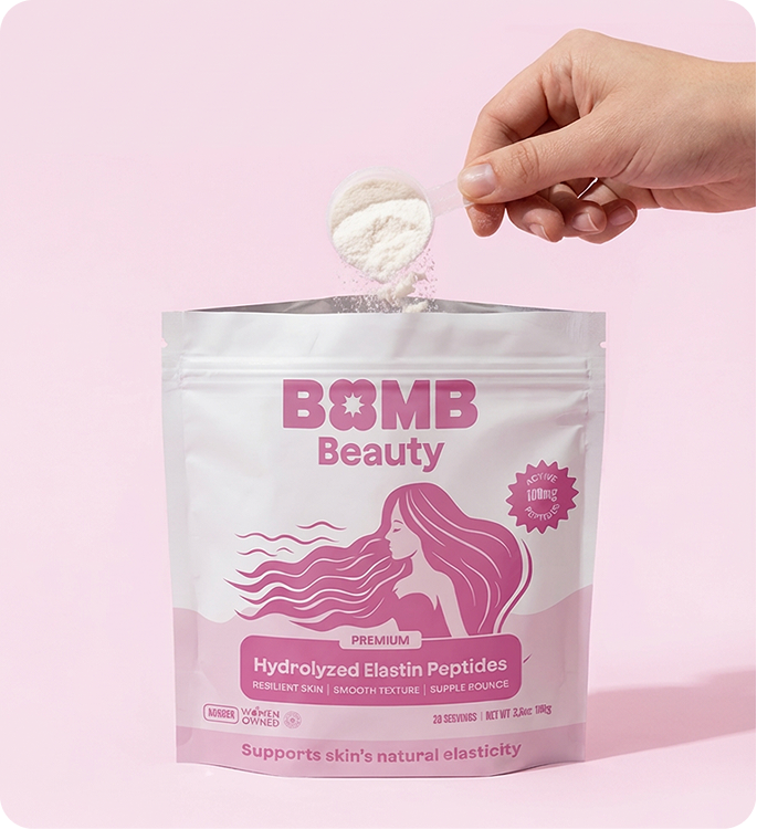 Scooping Bomb Beauty elastin peptides